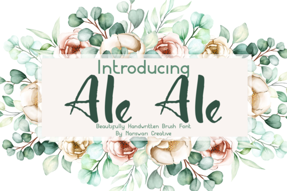 Ale Ale Font: Elevate Small Business Branding
