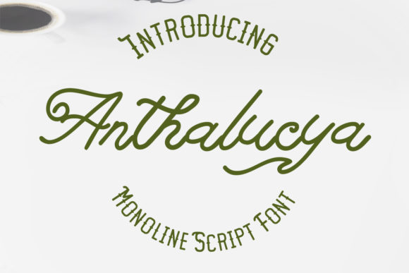 Anthalucya Font Review: Elegant Script for Campaigns