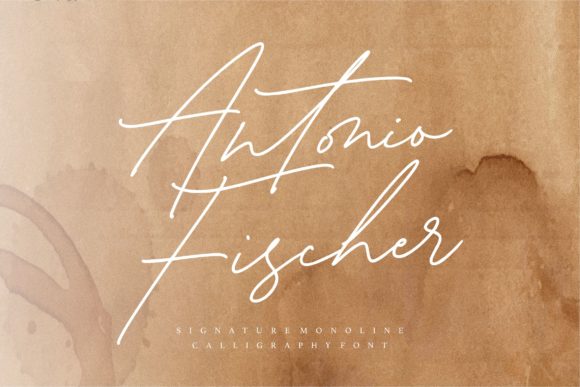 Antonio Fischer: A Handwritten Font for Creative Makers