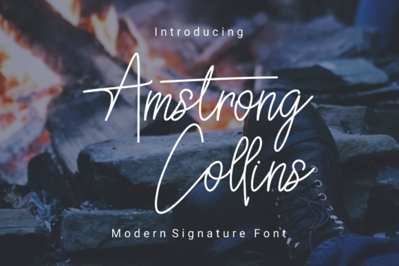 Armstrong Collins Font for Handmade Crafts