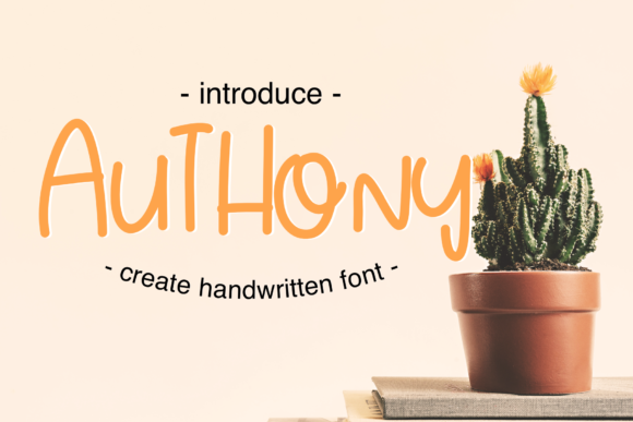 Authony Font: Adding Joy to Handmade Labels & Designs