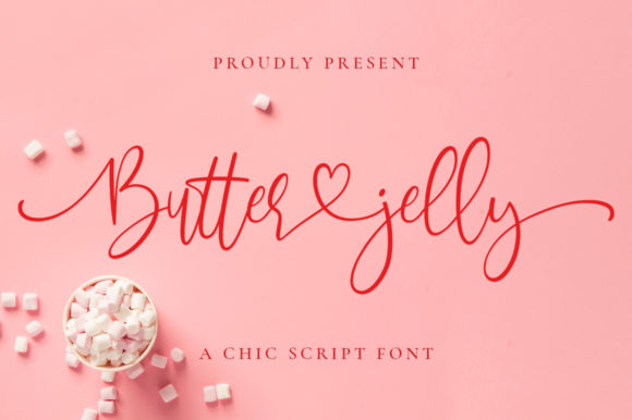 Butter Jelly Font: Sweet Hand-Lettering for Makers