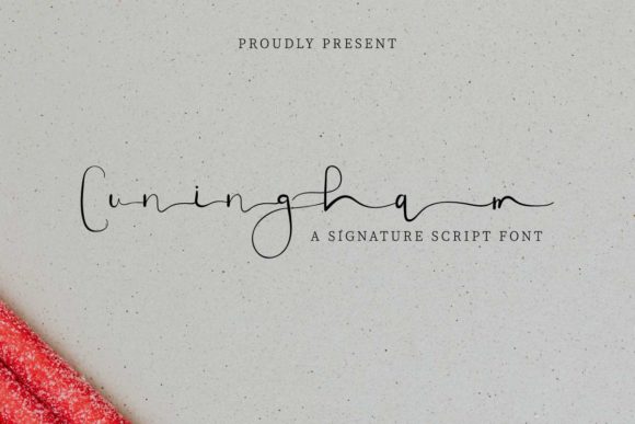 Cuningham Font: Elegant Script for Small Business Branding