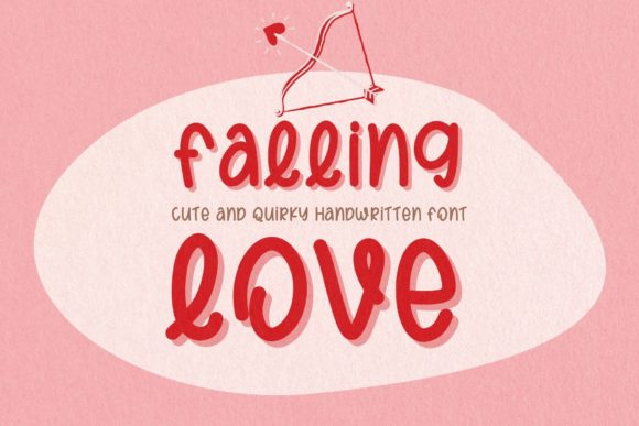 Discover the Charm of Falling Love: A Handwritten Font