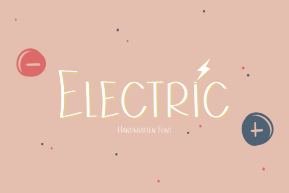 Electric Font: A Handwritten Typeface for Branding