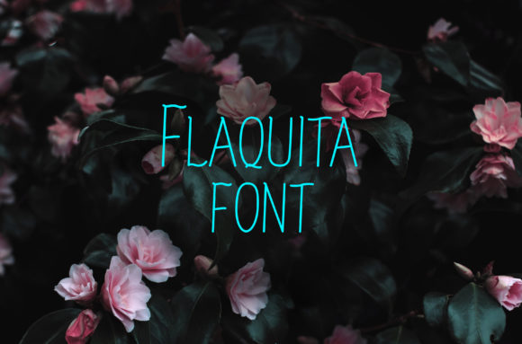 Flaquita: A Handwritten Font for Editorial Charm