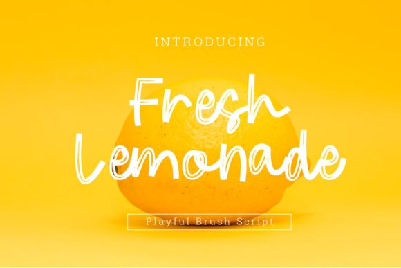 Fresh Lemonade Font: Adding Warmth to Campaign Visuals