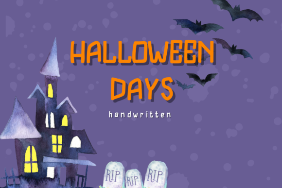 Halloween Days Font: Adding Handwritten Charm to Web Layouts