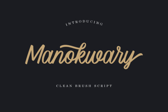 Manokwary Font Review: Elegant Script for Brand Identity