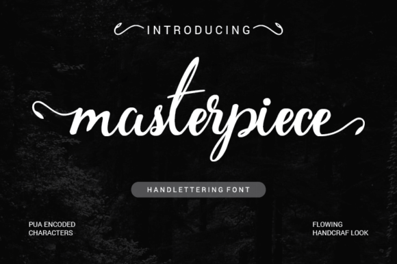 Masterpiece Font: A Timeless Script for Editorial Design