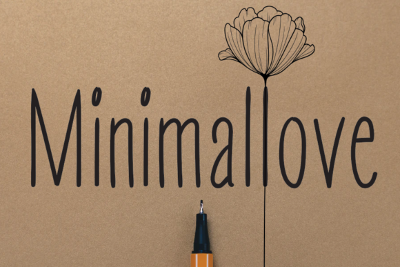 Minimallove Font: Handwritten Charm for Makers