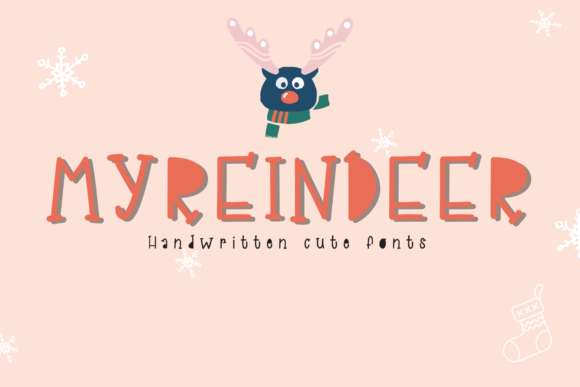My Reindeer Font: A Versatile Handwritten Typeface for Crafters