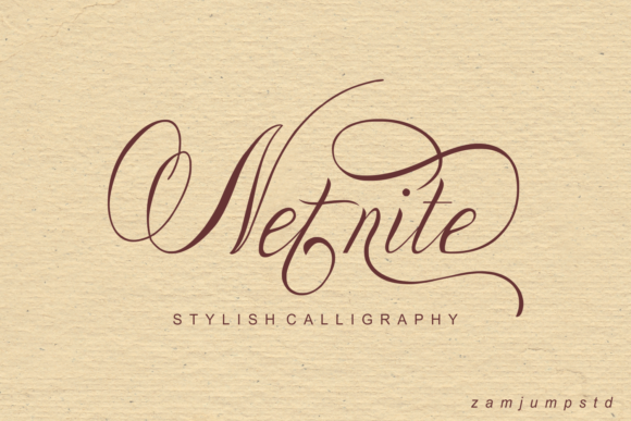Netnite Font: Elevating Brand Identity with Elegant Script