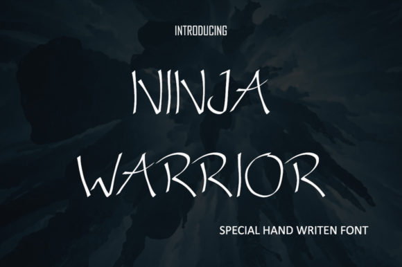 Ninja Warrior Font: Bold Handwritten Style for Campaigns