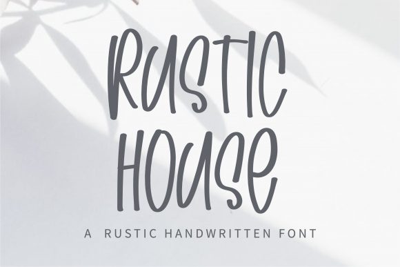 Rustic House Font: Editorial Warmth for Modern Layouts