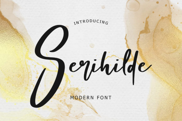 Serihilde Font: A Handwritten Typeface for Branding
