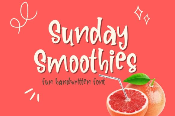 Testing Sunday Smoothies Font for Brand Identity