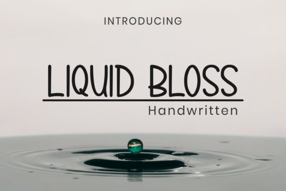 Transform Your Brand with Liquid Bloss Font